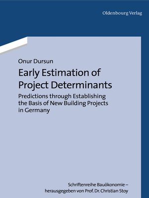 cover image of Early Estimation of Project Determinants